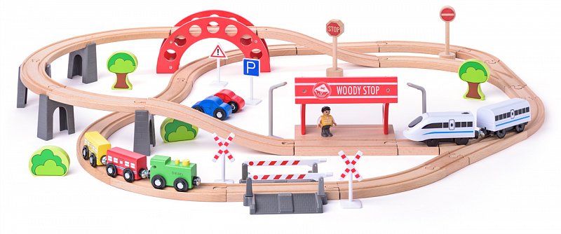 Željeznica s električnom lokomotivom - Slika 1