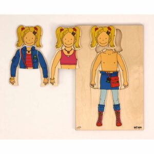 Puzzle odijevanje - Djevojčica