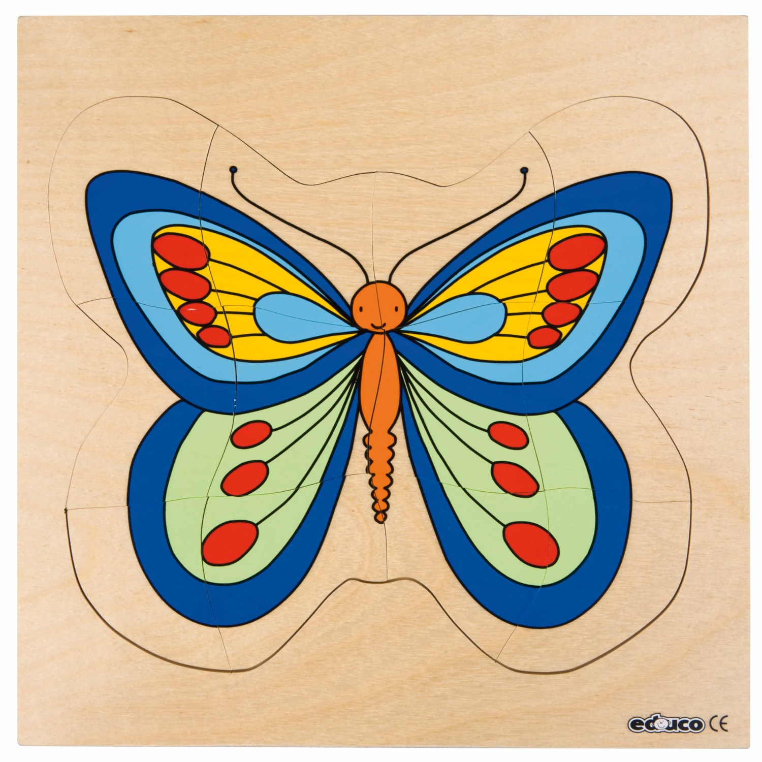 Razvojne puzzle - Leptir - Slika 1