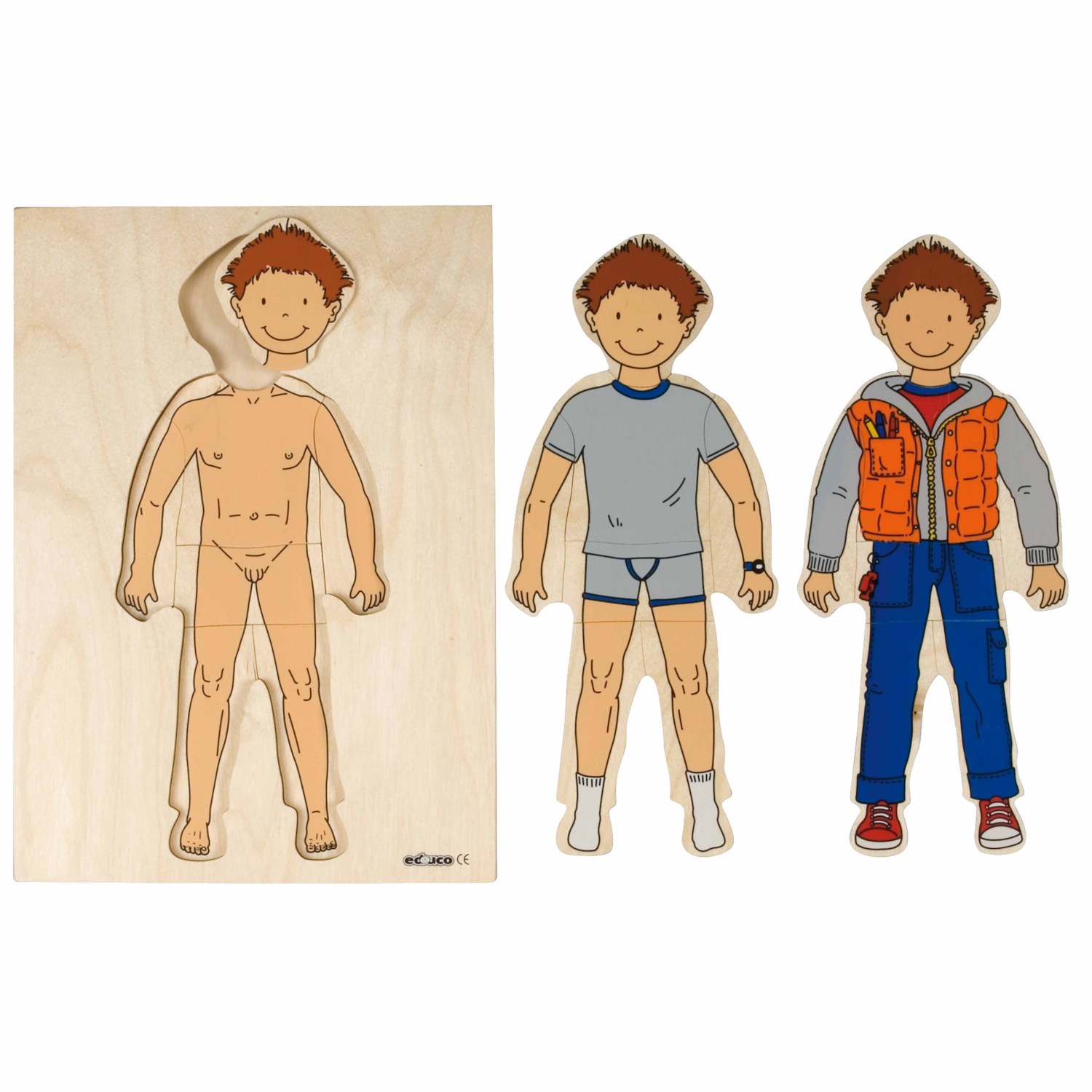 Puzzle odijevanje - Dječak - Slika 2