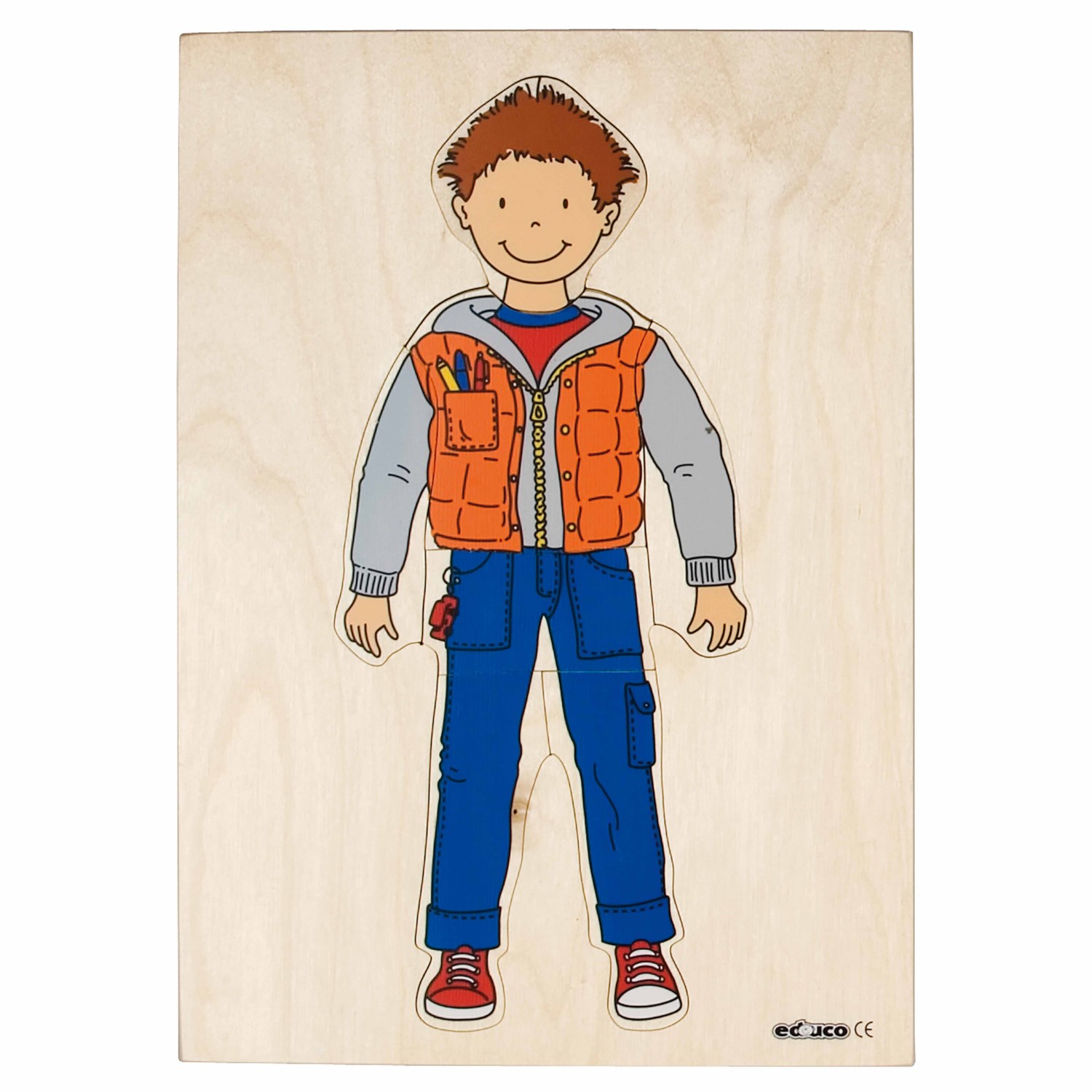 Puzzle odijevanje - Dječak - Slika 1