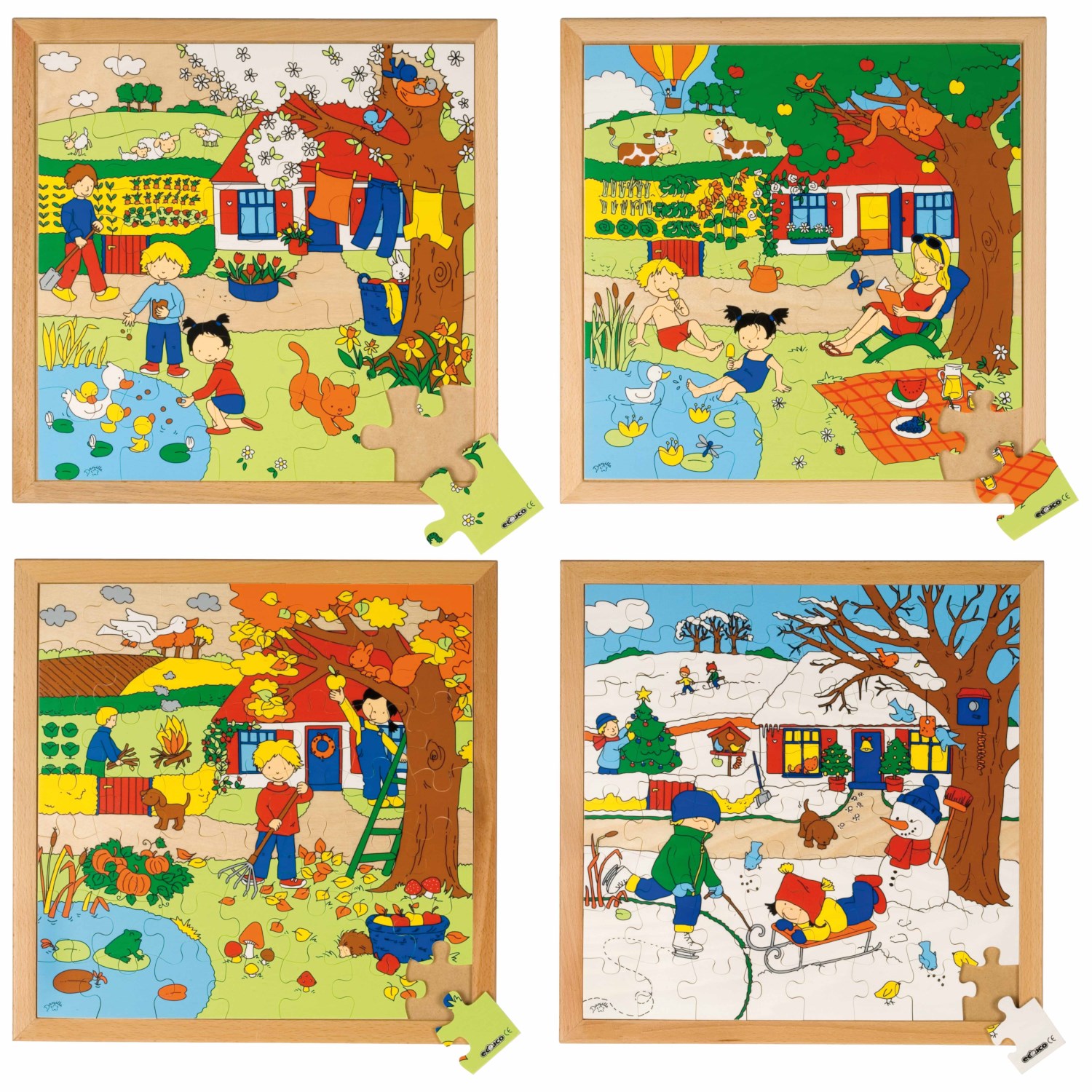 Puzzle - 4 godišnja doba - Slika 1