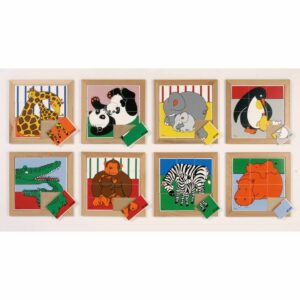 Puzzle - Životinje, set od 8 slagalica