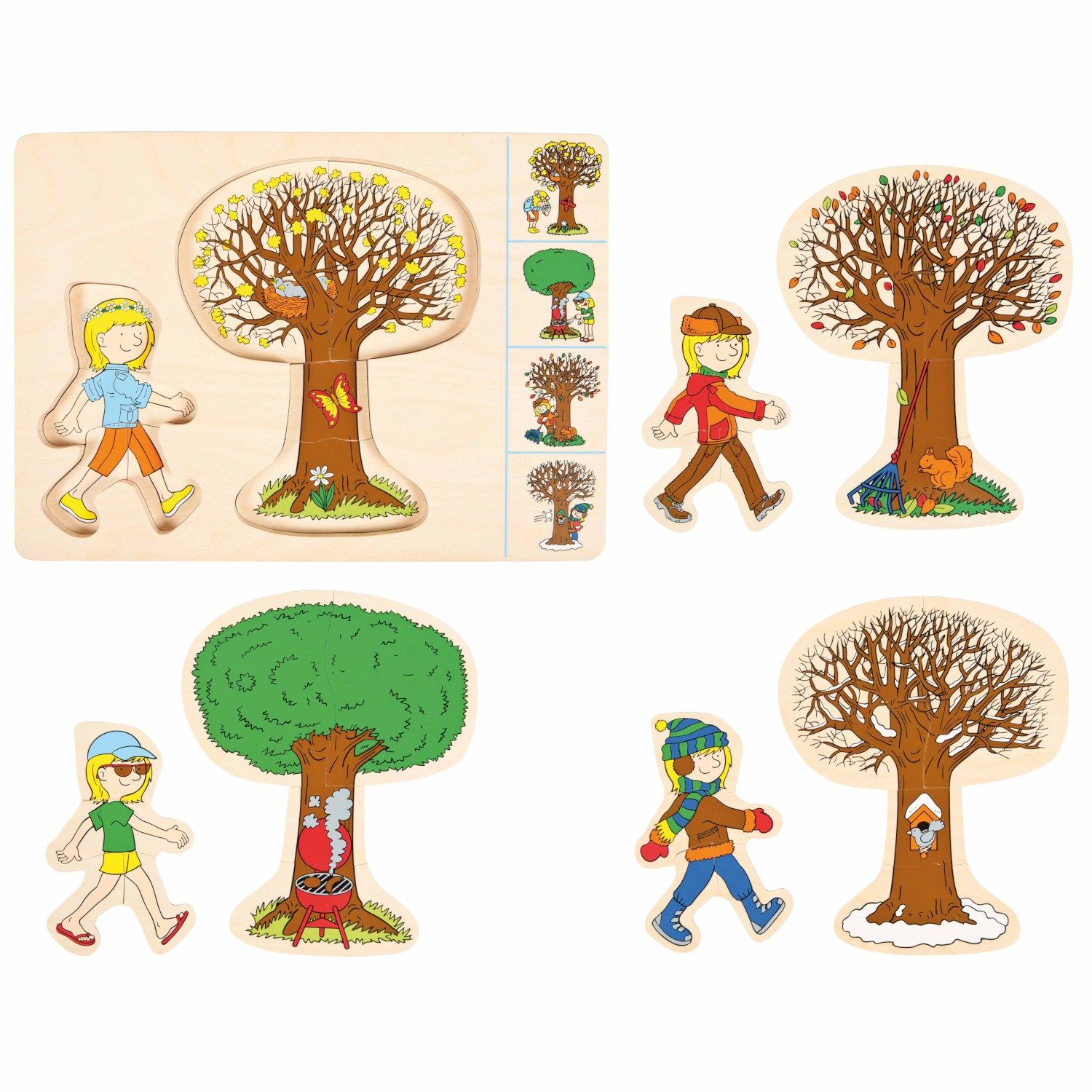 Slojevite puzzle - Godišnja doba - Slika 2