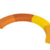 Set sjedalica - polukružna, citrus - Thumbnail Image 1