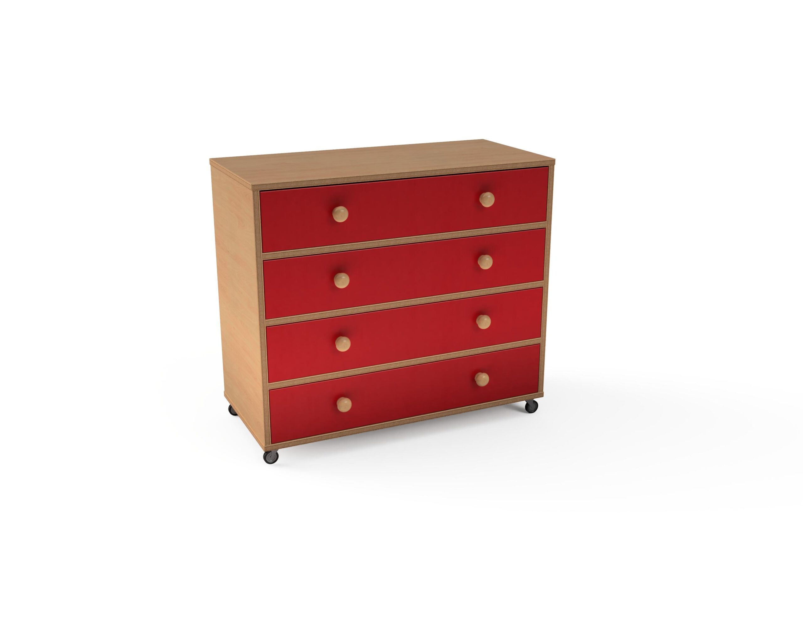 Ormar s 4 ladice - Slika 1