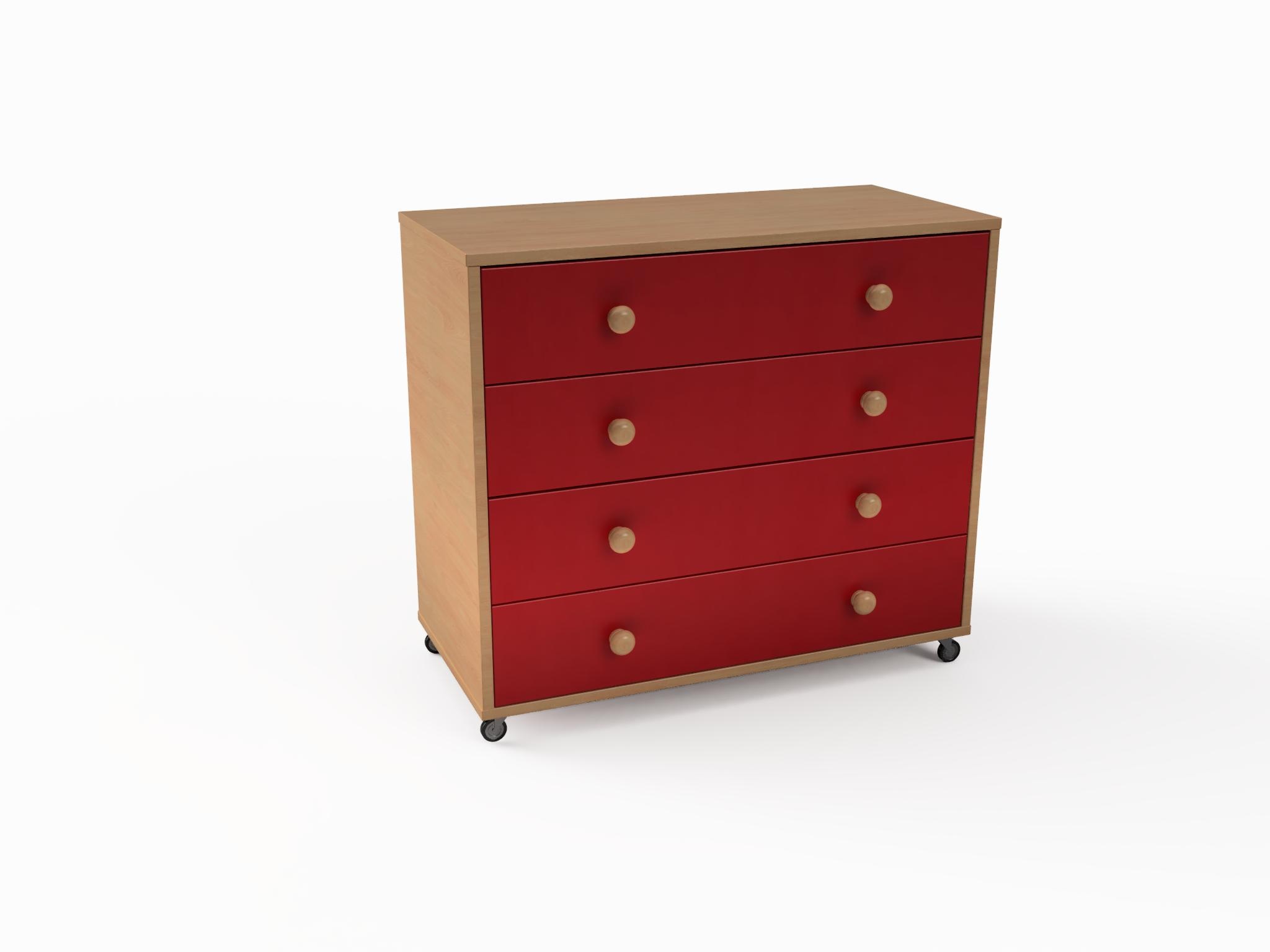 Ormar s 4 ladice - Slika 2