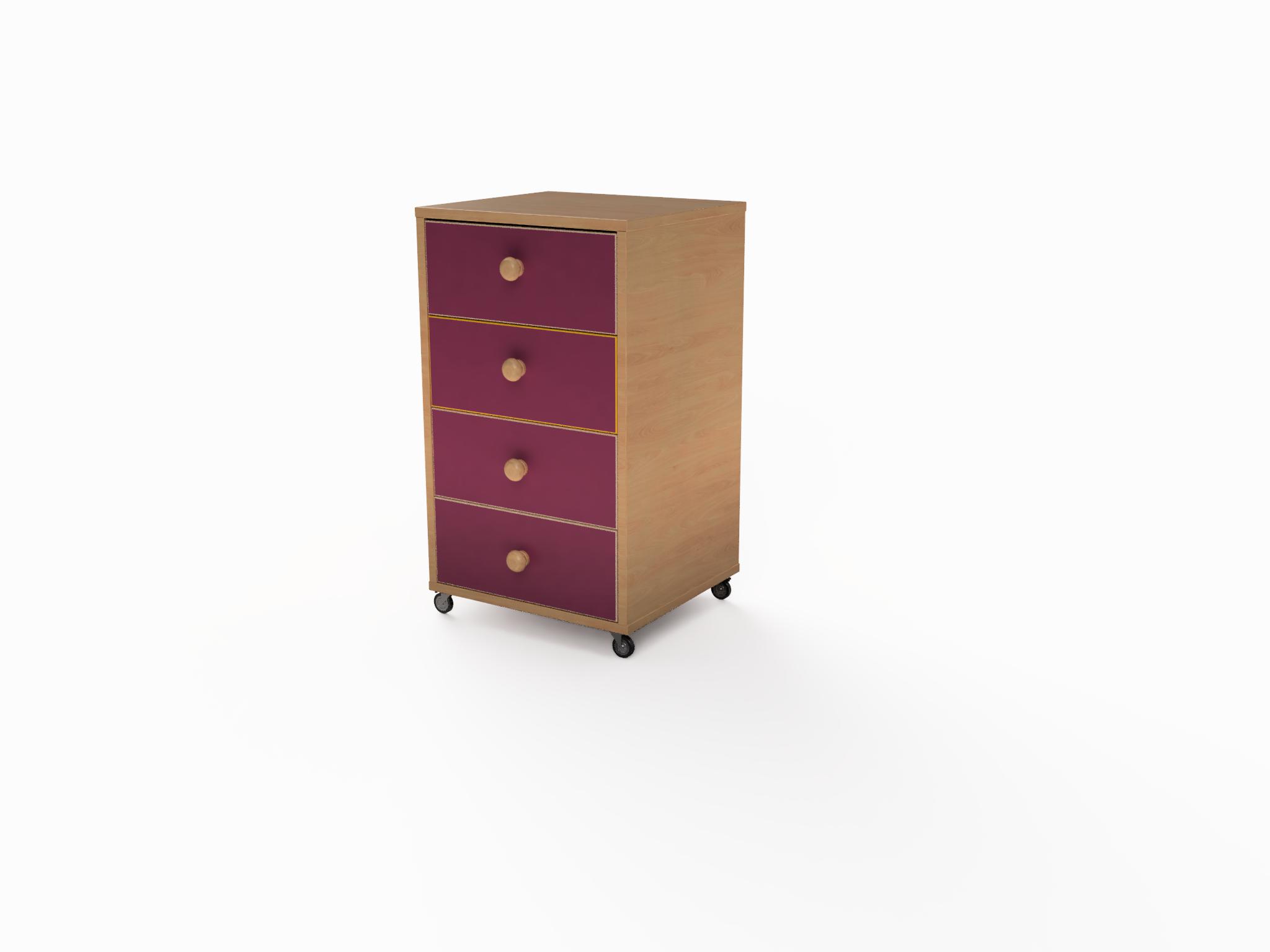 Ormar s 4 ladice - Slika 2