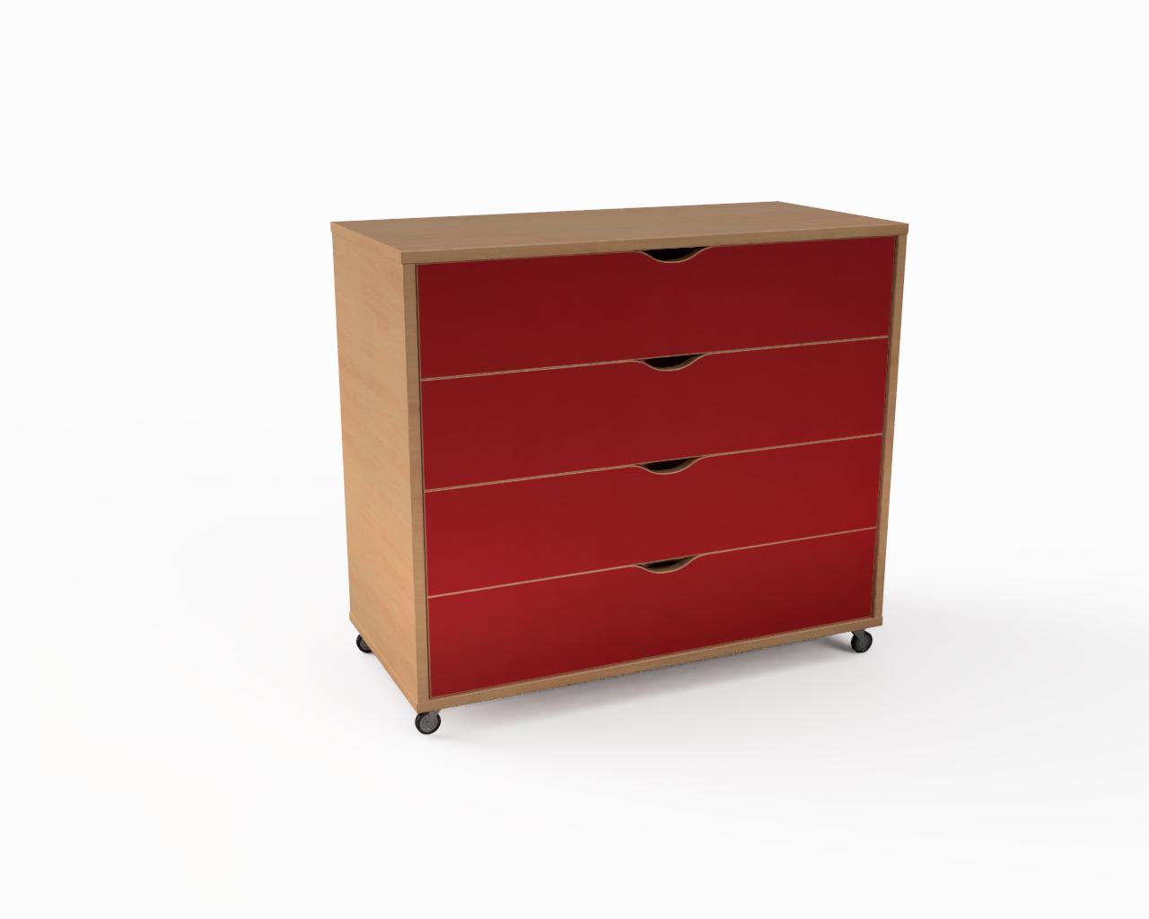 Ormar s 4 ladice - Slika 2