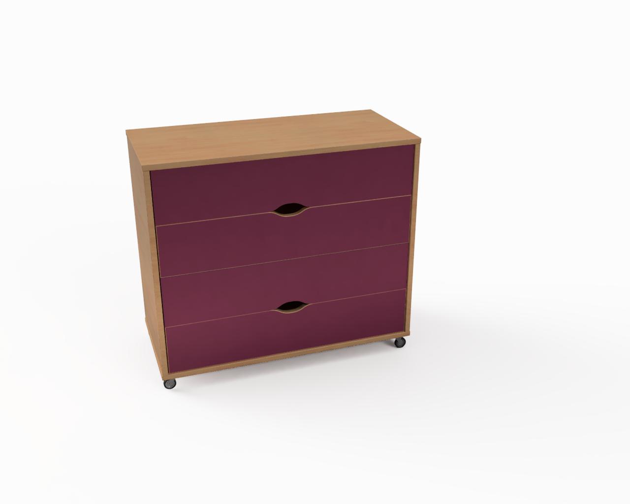 Ormar s 4 ladice - Slika 2