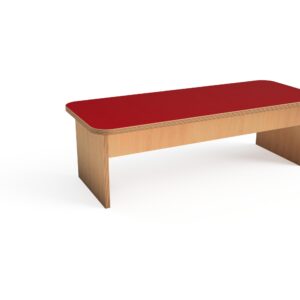 Garderobna klupica zaobljena L