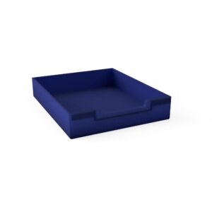 Kutija drvena plava visina 7 cm D:37