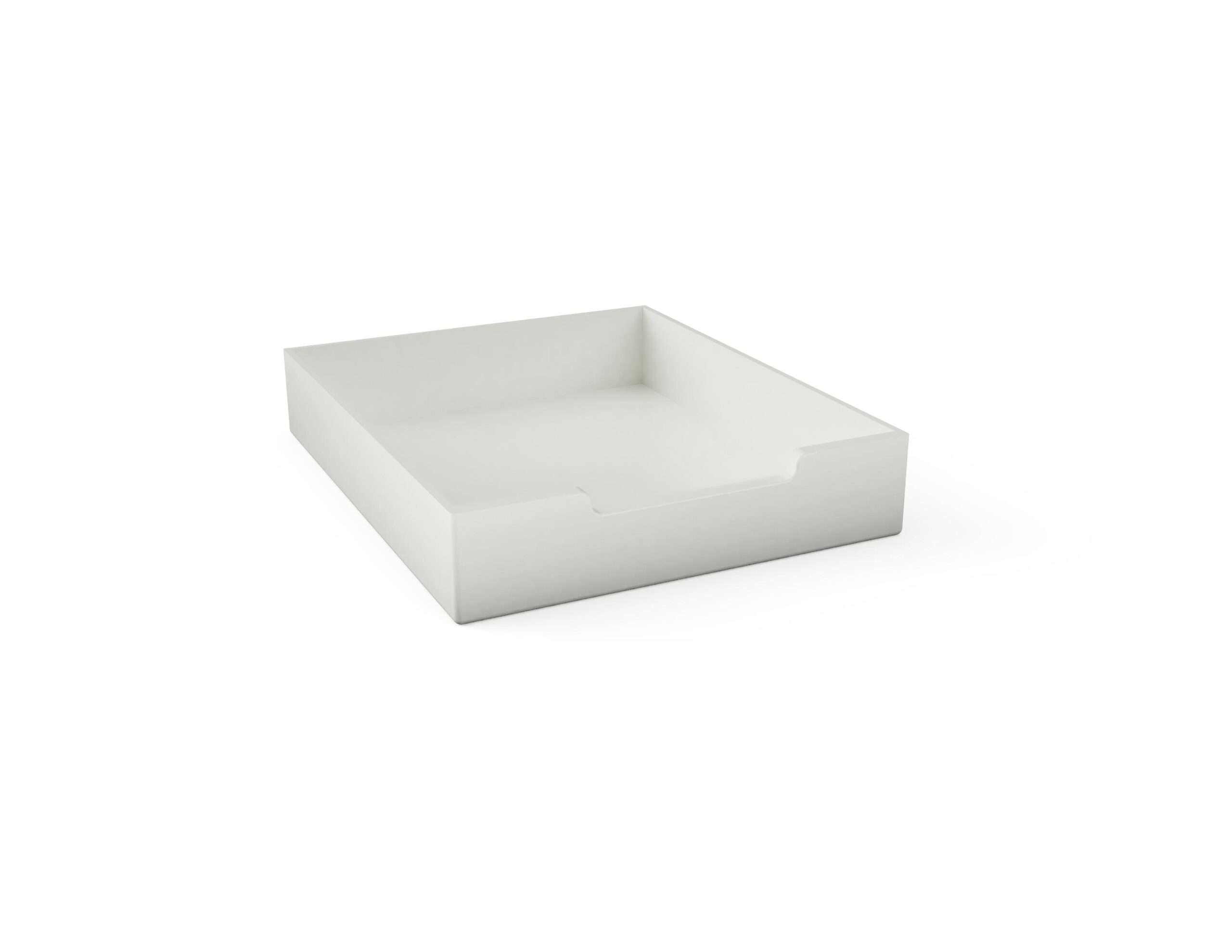 Kutija drvena bijela visina 7 cm D:37 - Slika 1