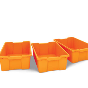Plastična kutija narančasta visina 15 cm