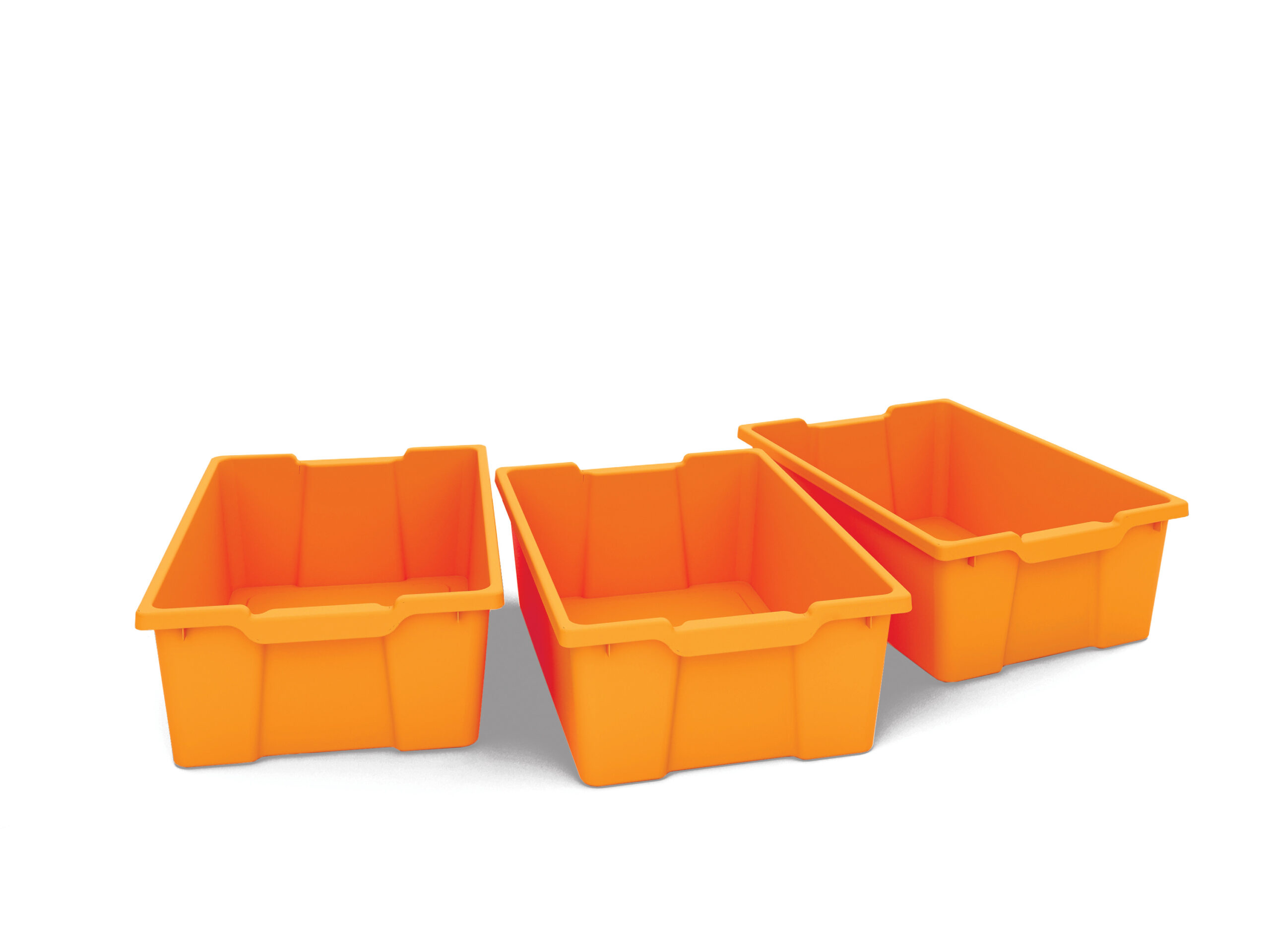 Plastična kutija narančasta visina 15 cm - Slika 1