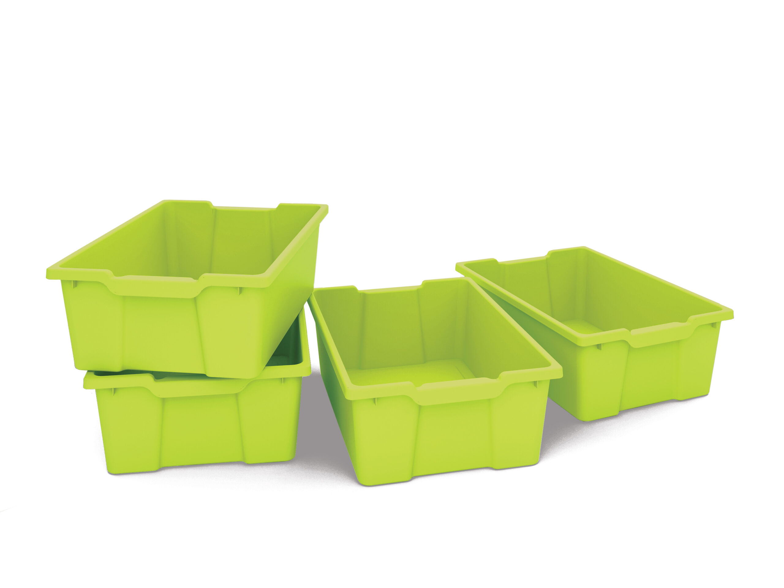 Plastična kutija zelena visina 15 cm - Slika 2