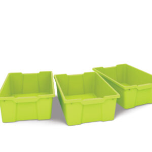 Plastična kutija zelena visina 15 cm