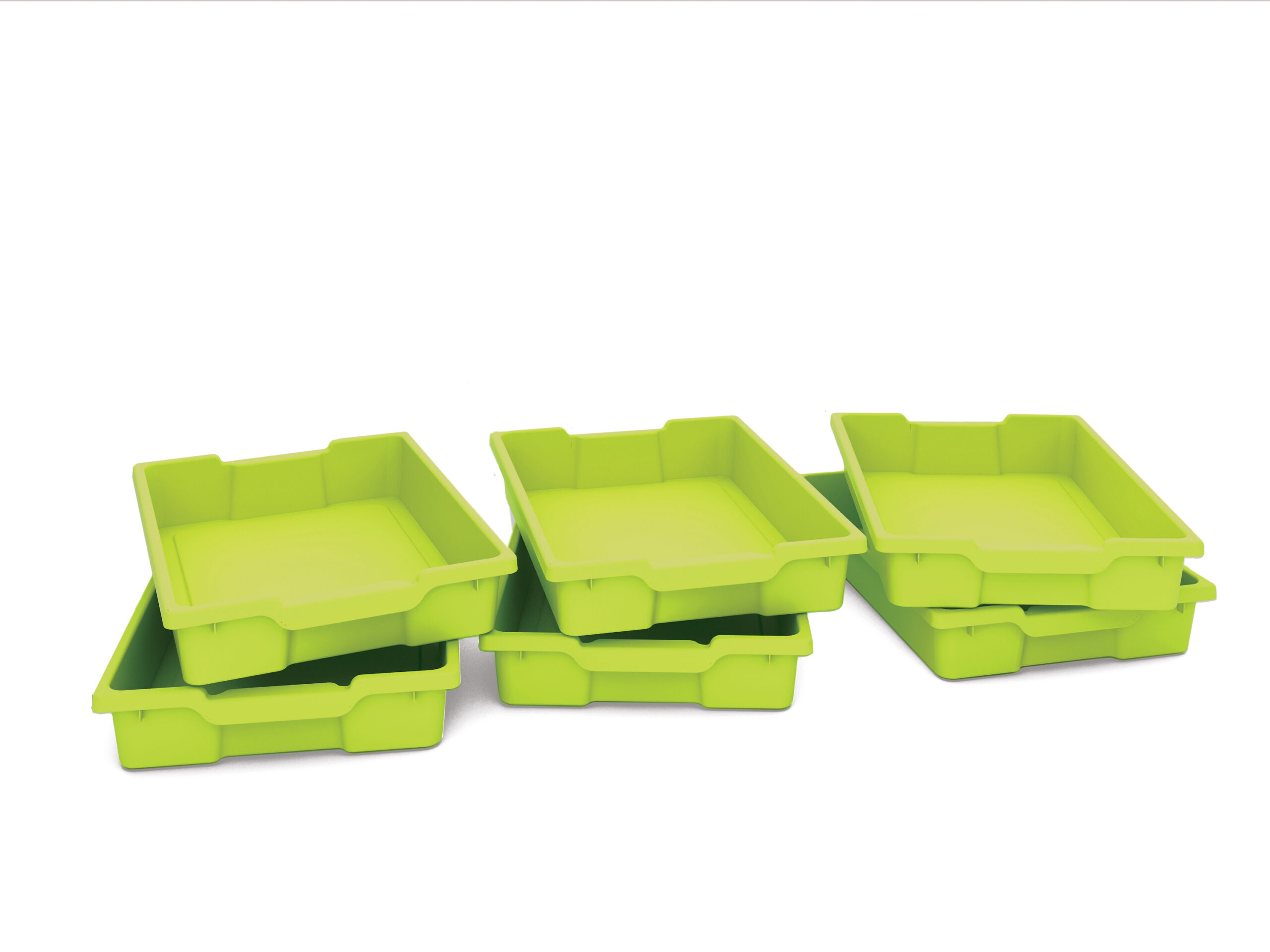 Plastična kutija zelena visina 7 cm - Slika 1