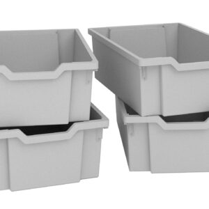 Plastična kutija siva visina 15 cm