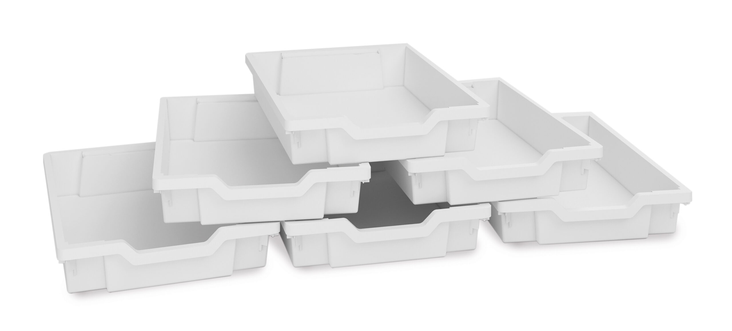 Plastična kutija bijela visina 7 cm - Slika 1
