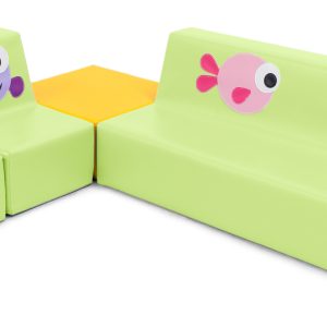 Set sjedalica s kvadratom Ribice