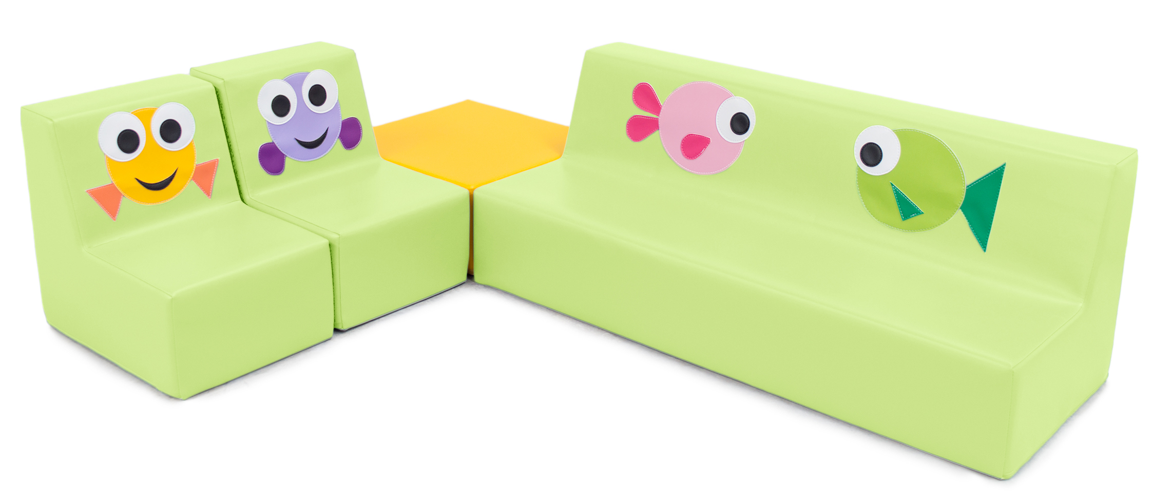Set sjedalica s kvadratom Ribice - Slika 1