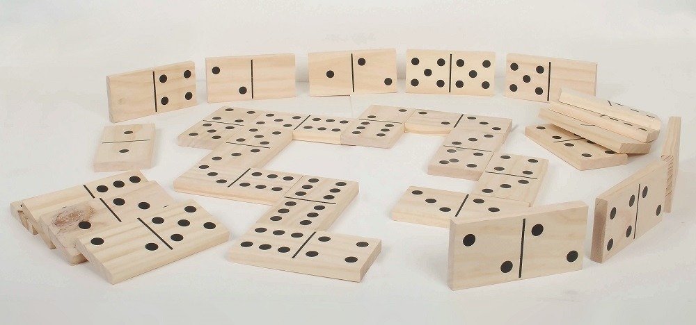 Drveni domino 28 kom - Slika 1