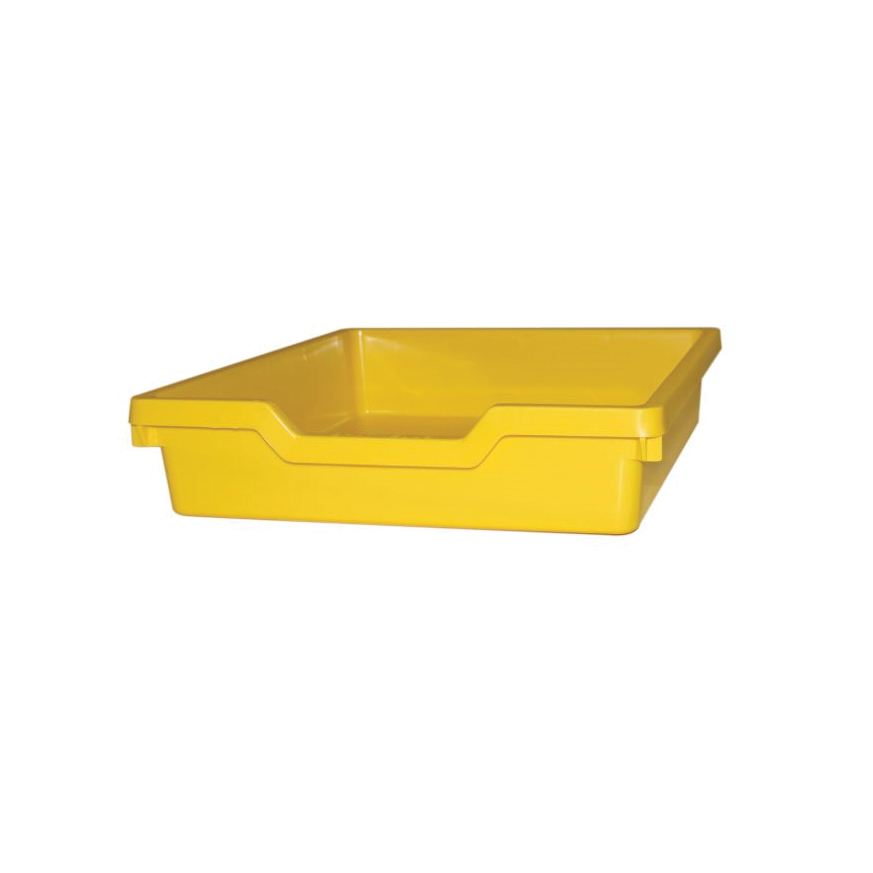 Plastična kutija visina 7,5 cm - Žuta - Slika 1