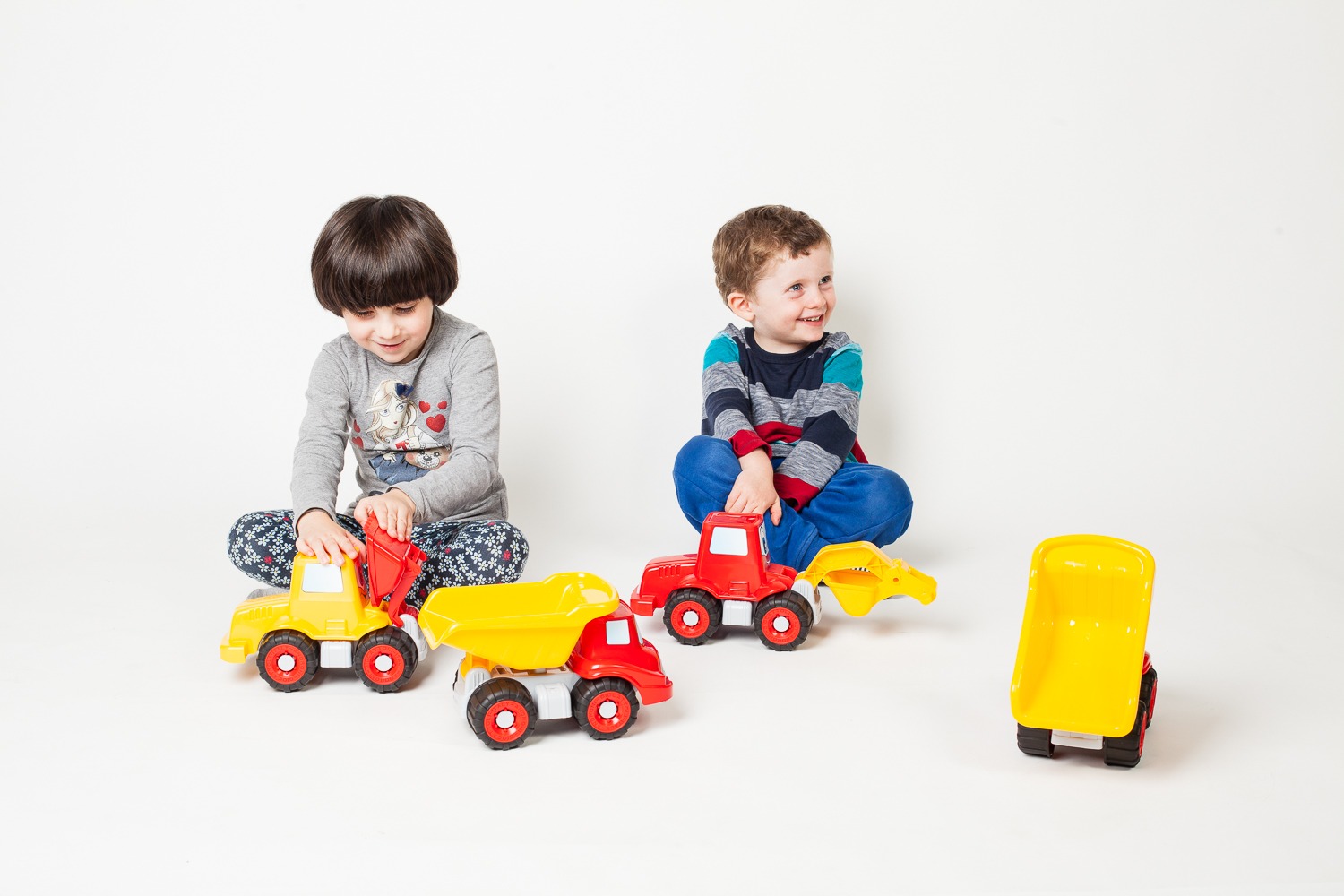 Set građevinskih vozila "Mini Builder" (4 kom) - Slika 3