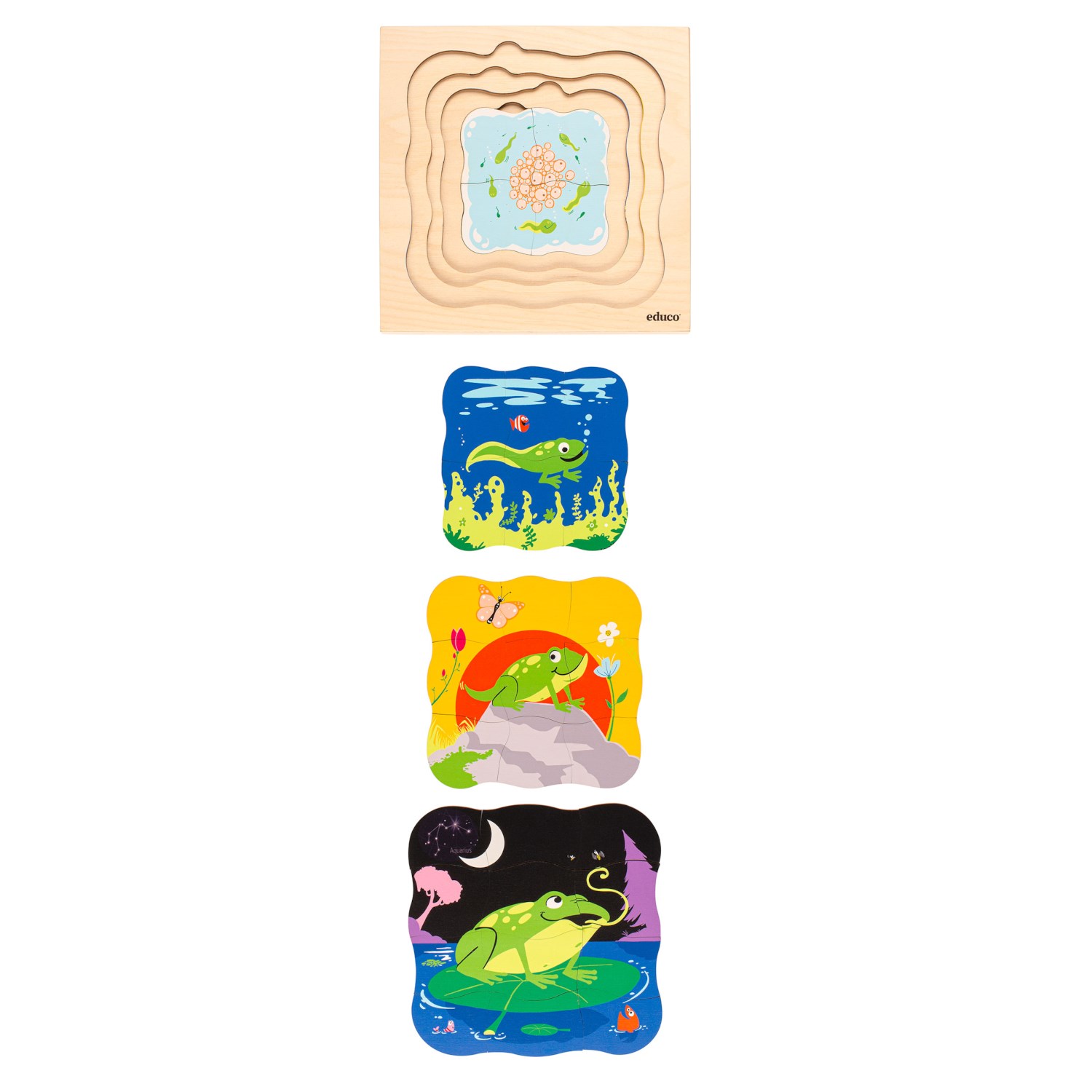 Slojevite puzzle Žaba - Slika 2