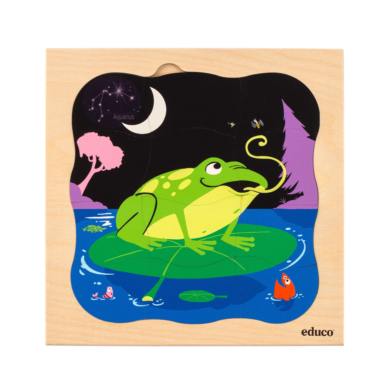 Slojevite puzzle Žaba - Slika 1