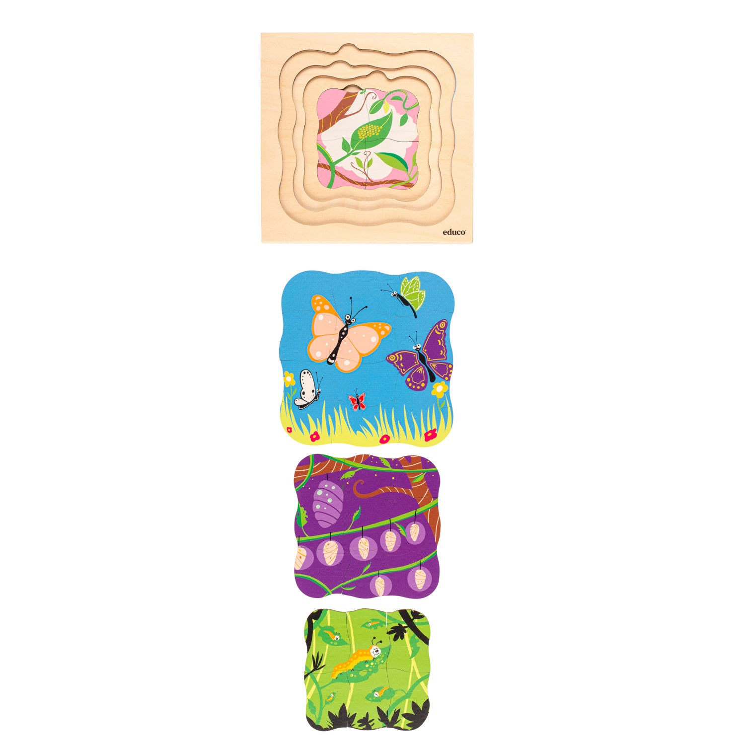 Slojevite puzzle Leptir - Slika 2