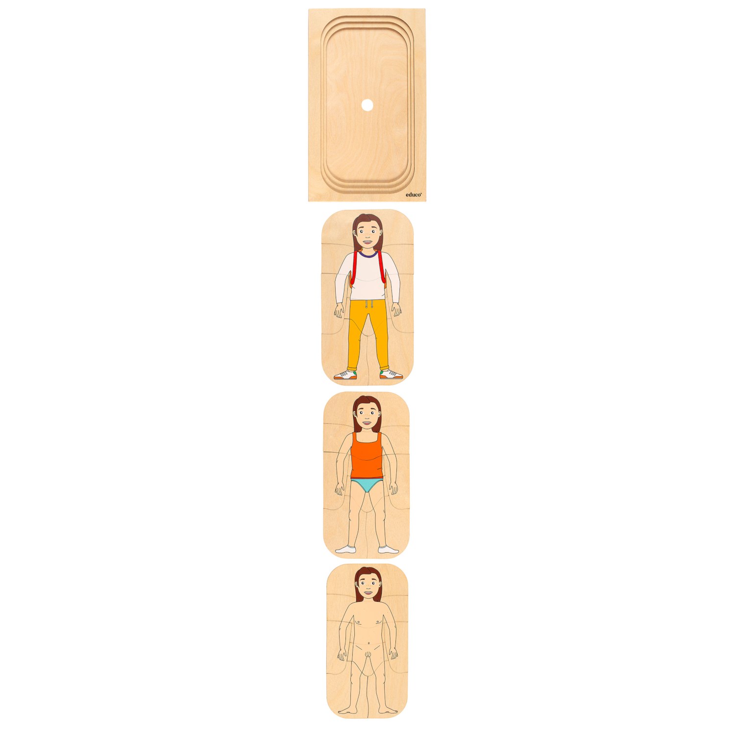 Slojevite puzzle - Odijevanje dječaka - Slika 2