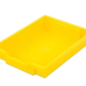 Plastična kutija žuta visina 7 cm