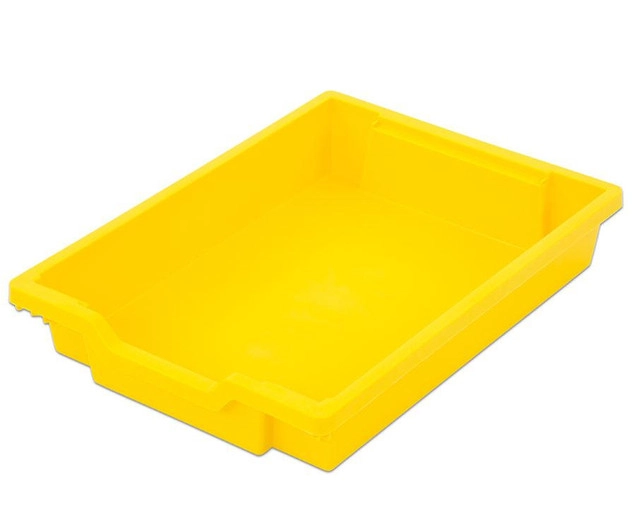 Plastična kutija žuta visina 7 cm - Slika 1