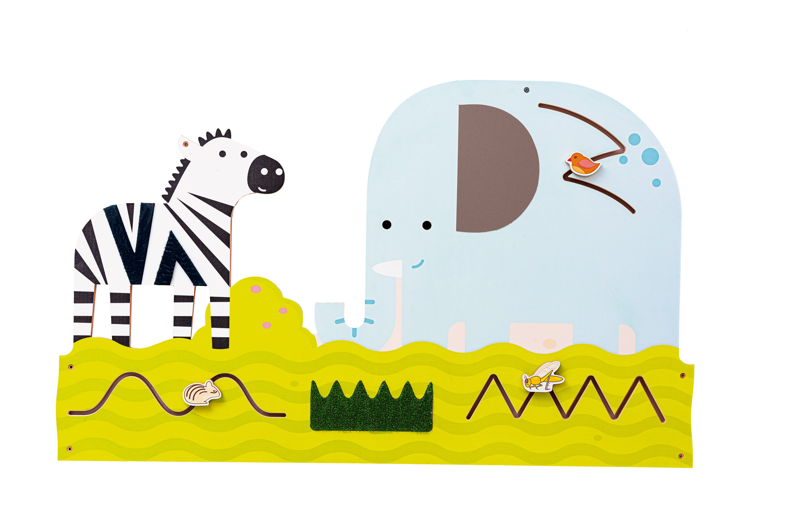 Senzorni zid Zebra i slon - Slika 1
